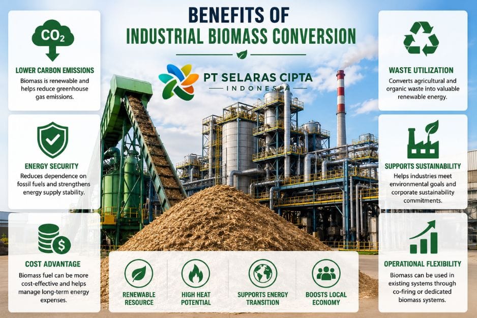 Industrial Biomass Conversion Benefits