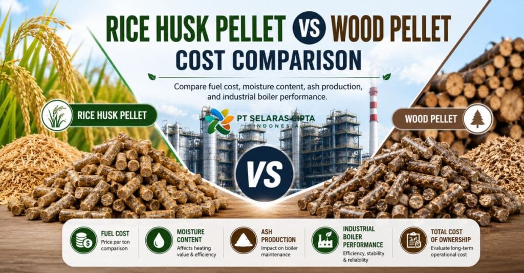 Rice Husk Pellet vs Wood Pellet Cost Comparison